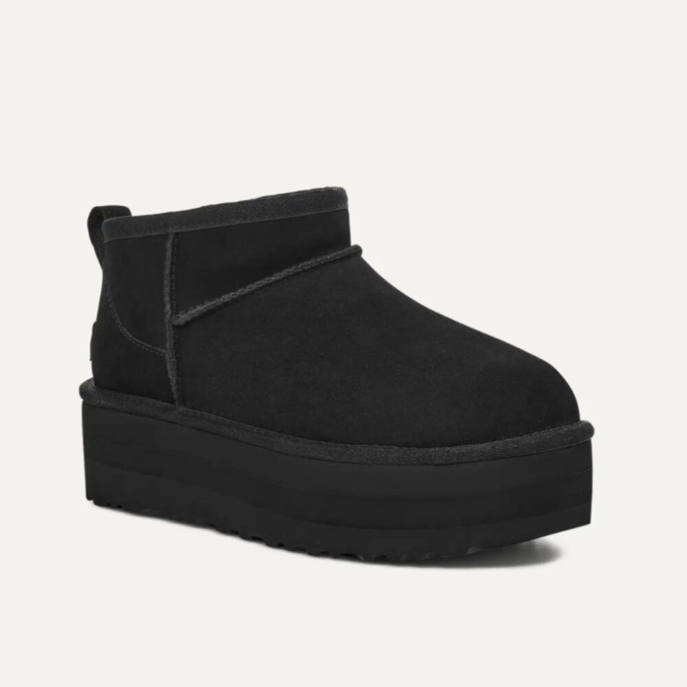 NEW●UGG/Women's Classic Ultra Mini Platform Black